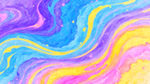 梦幻多彩流体艺术背景