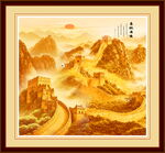 长城山水画