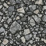 碎石地面纹理特写