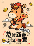 恭贺新春马年如意