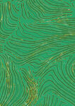 绿色金纹抽象纹理图案