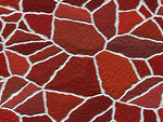 红色碎瓷片拼接纹理图案