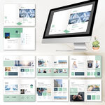 清新画册InDesign模板