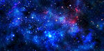 蓝色星空图