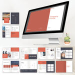 农业画册InDesign模板