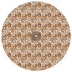 圆形复古花纹图案