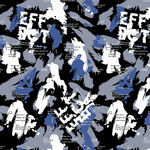 抽象涂鸦风图案设计素材