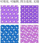 马年印花  独角兽  童趣卡通