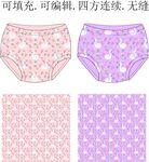 可爱女童内裤及图案设计
