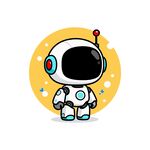 可爱卡通宇航员形象