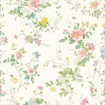 清新花卉图案背景纹理