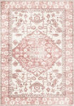 复古风粉色花纹地毯图案