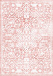 粉色复古花纹地毯图案