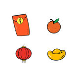 新年春节插画元素