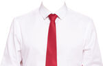 白衬衫红领带