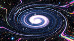 炫丽星空旋涡