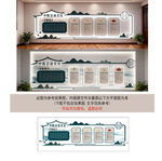 中医院文化墙设计效果图