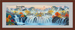 国画瀑布