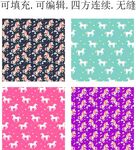 独角兽  马年图案  卡通小马