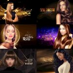 时尚魅力女性美发海报