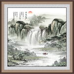 国画山水风景装饰画