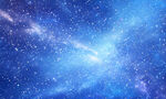 蓝色星空图