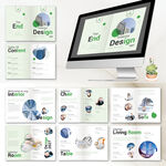 农业画册InDesign模板