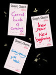 2026新年祝福手写体创意海报