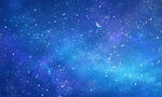 蓝色星空天花软膜