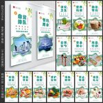 食堂餐厅文化标语展板