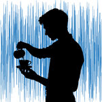 茶艺师优雅倒茶剪影