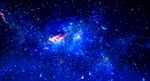 蓝色星空图