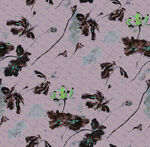 花卉昆虫图案的精美纹理