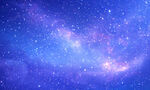蓝紫宇宙星空背景图