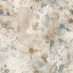 淡雅花卉纹理背景图