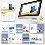 品牌画册InDesign模板