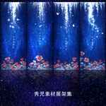 1221红玫瑰展架画面设计