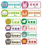 儿童医院科室导视标识牌