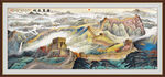 长城江山如画 万里长城国画