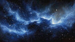 蓝色星空图