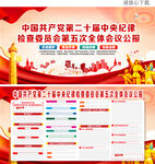 二十届中央纪委五次全会公报