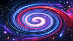 炫彩星空漩涡宇宙