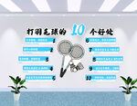 打羽毛球的10个好处展示