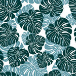 热带龟背竹叶图案背景