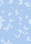 浅蓝色底白色蝴蝶图案背景