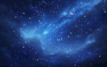 蓝色星云星空顶
