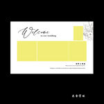 白色婚礼照片墙