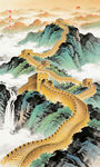 长城玄关装饰画