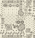 复古花纹图案设计素材