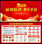 春节安全知识宣传栏